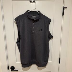 Pebble Beach Golf 1/4 Button Up Vest.